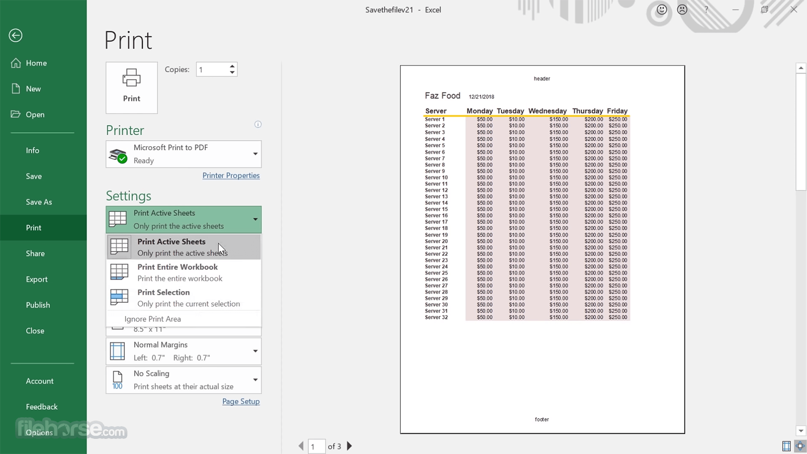 Microsoft Excel Screenshot 5
