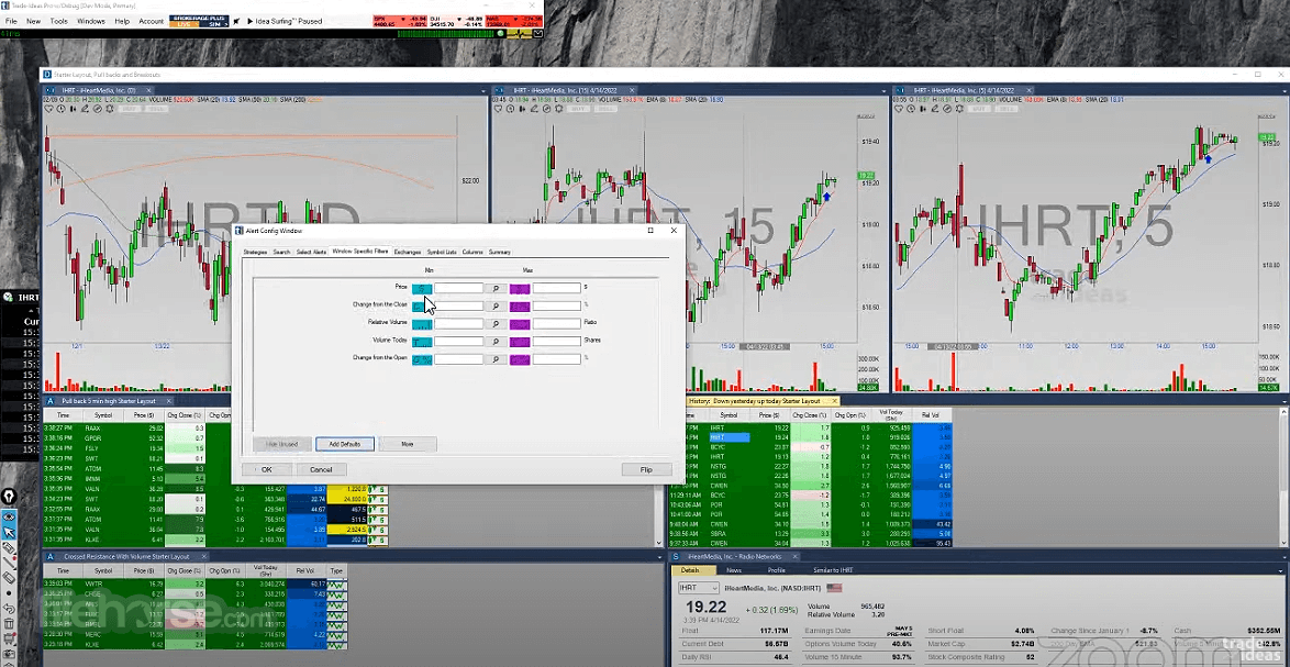 Trade Ideas Screenshot 2
