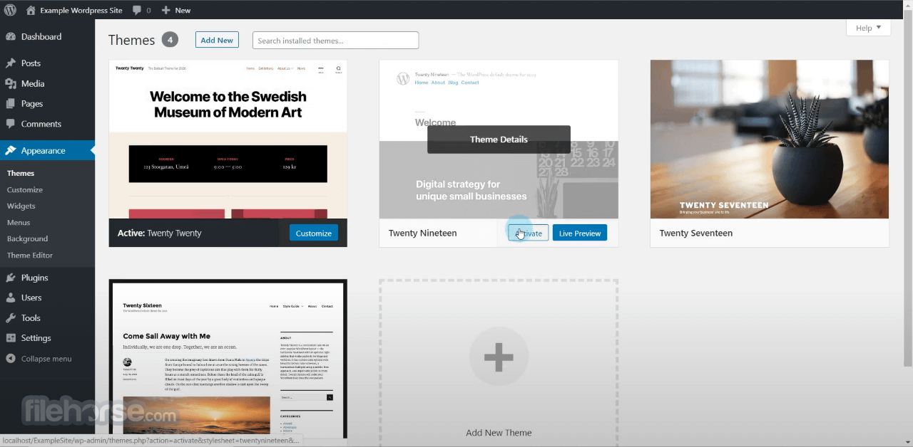 WordPress 7.0.3 Screenshot 2