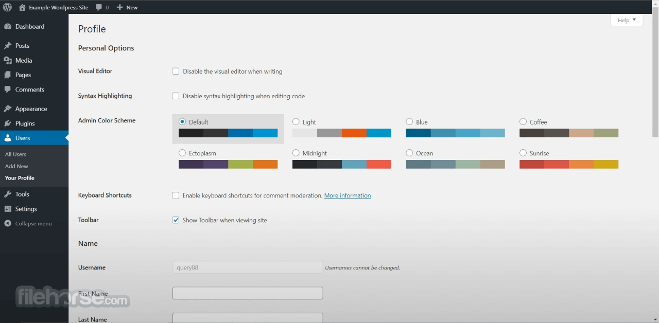 WordPress 7.0.3 Screenshot 3