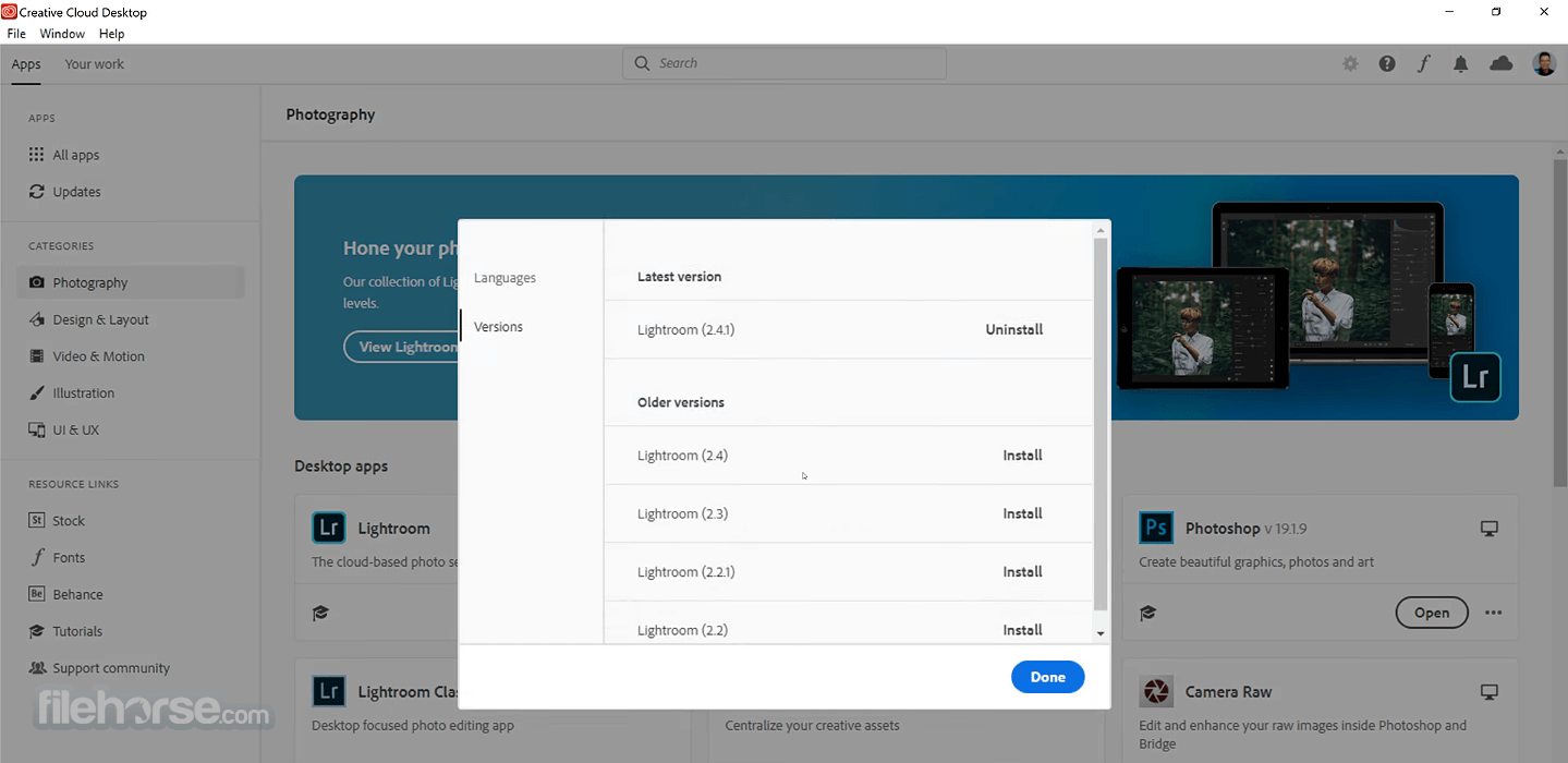 Adobe Creative Cloud 6.10.0.252.3 Screenshot 5