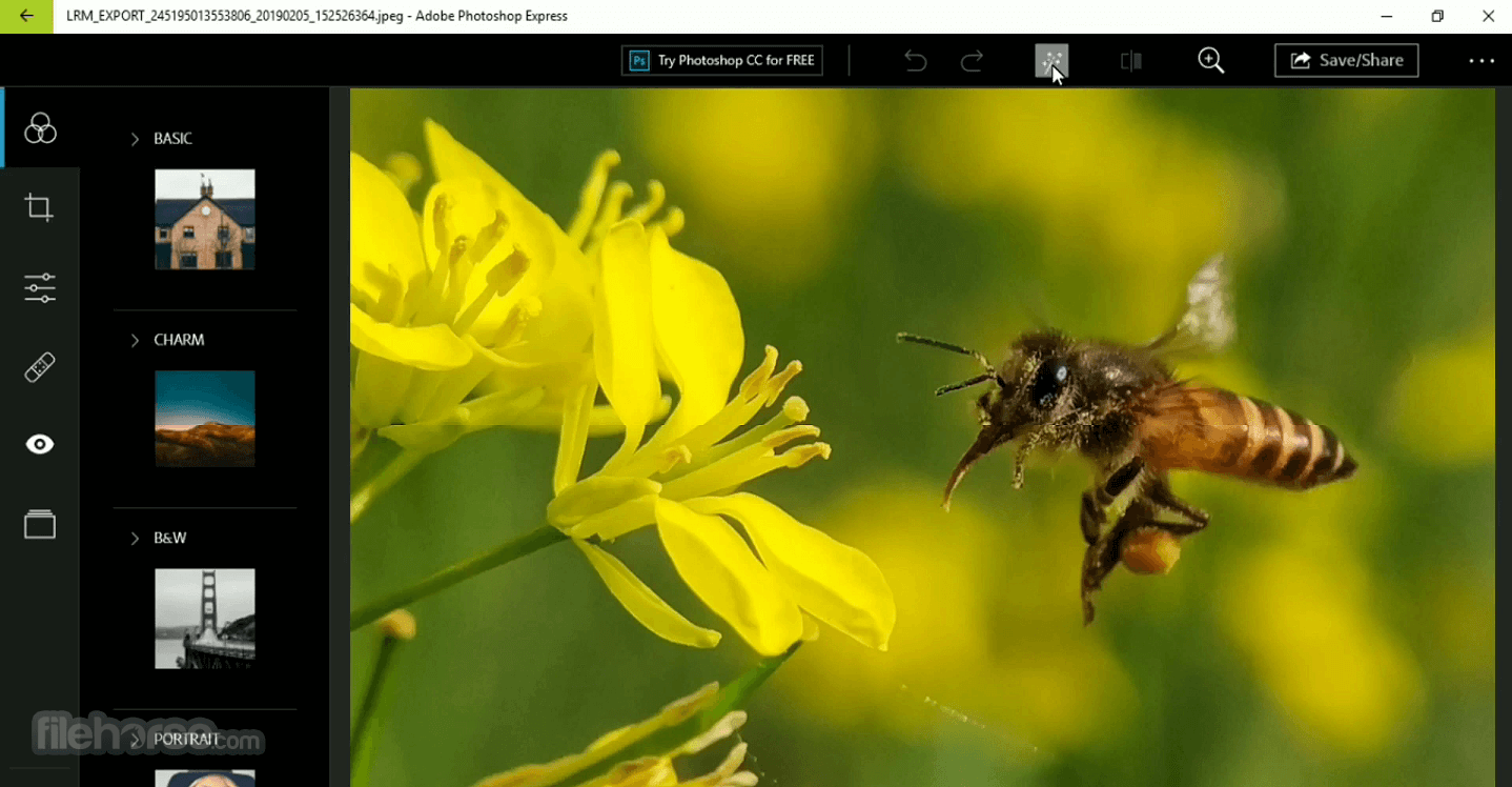 Adobe Photoshop Express 3.17.0.0 Screenshot 2