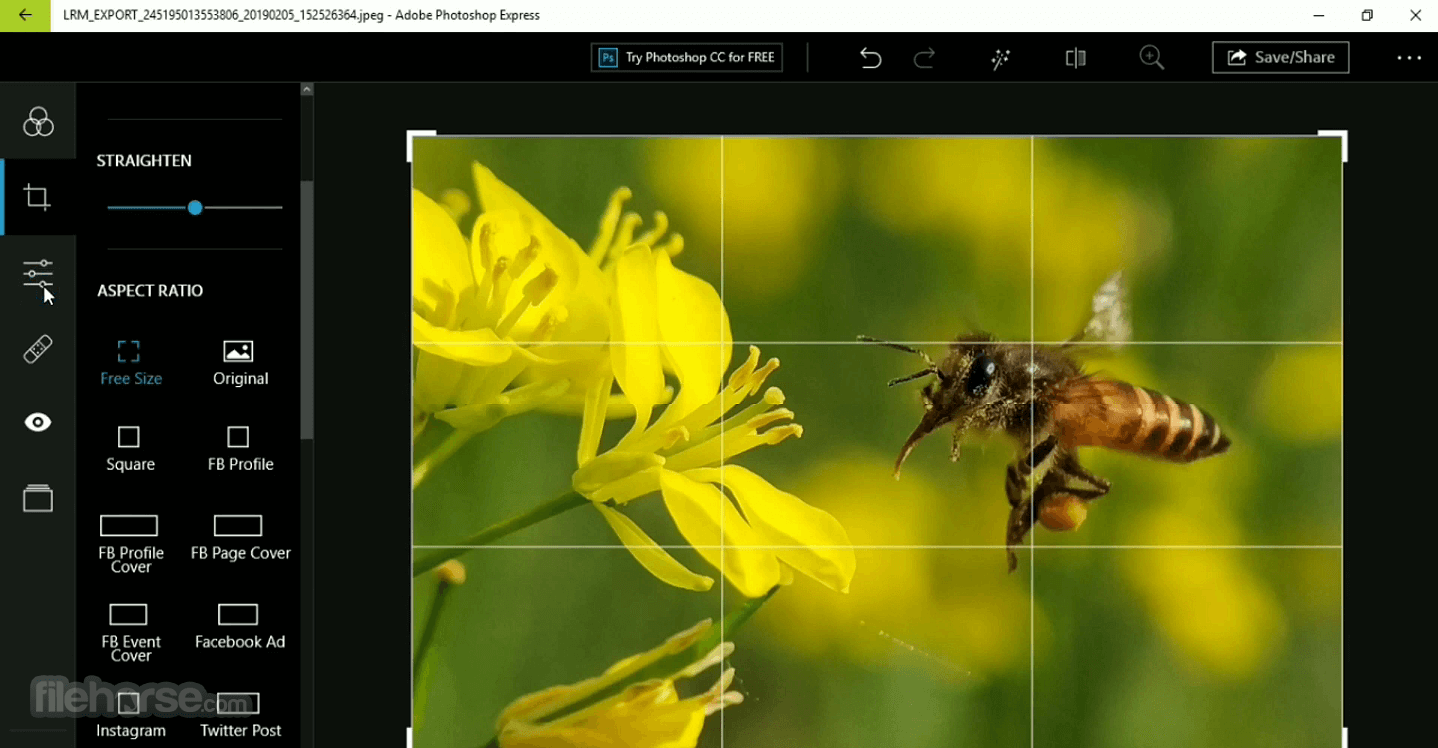 Adobe Photoshop Express 3.17.0.0 Screenshot 3
