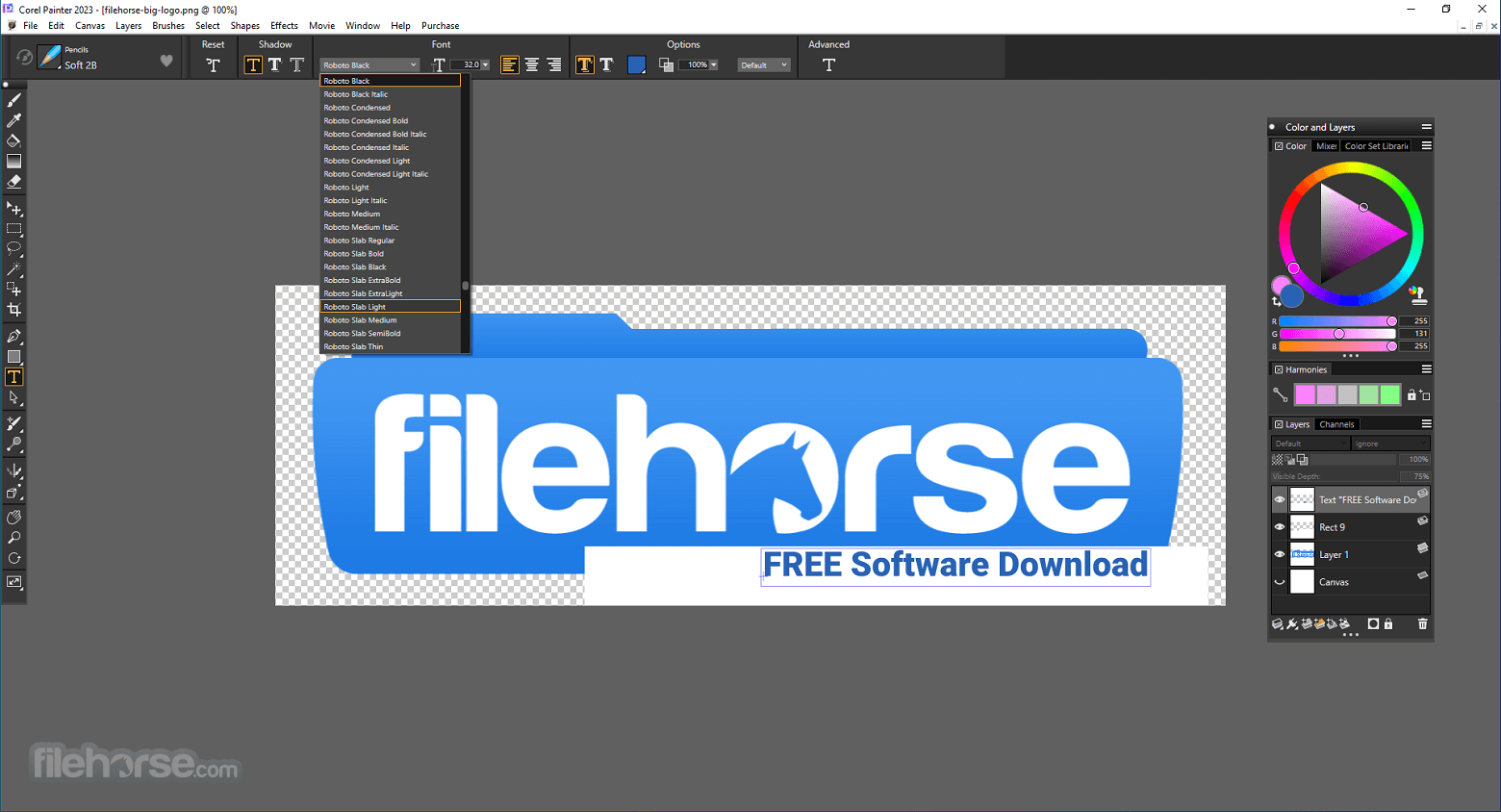 Corel Painter Screenshot 2