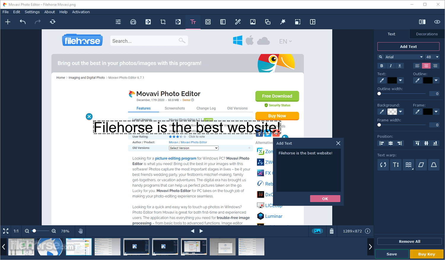 Movavi Photo Editor 2026 Screenshot 3