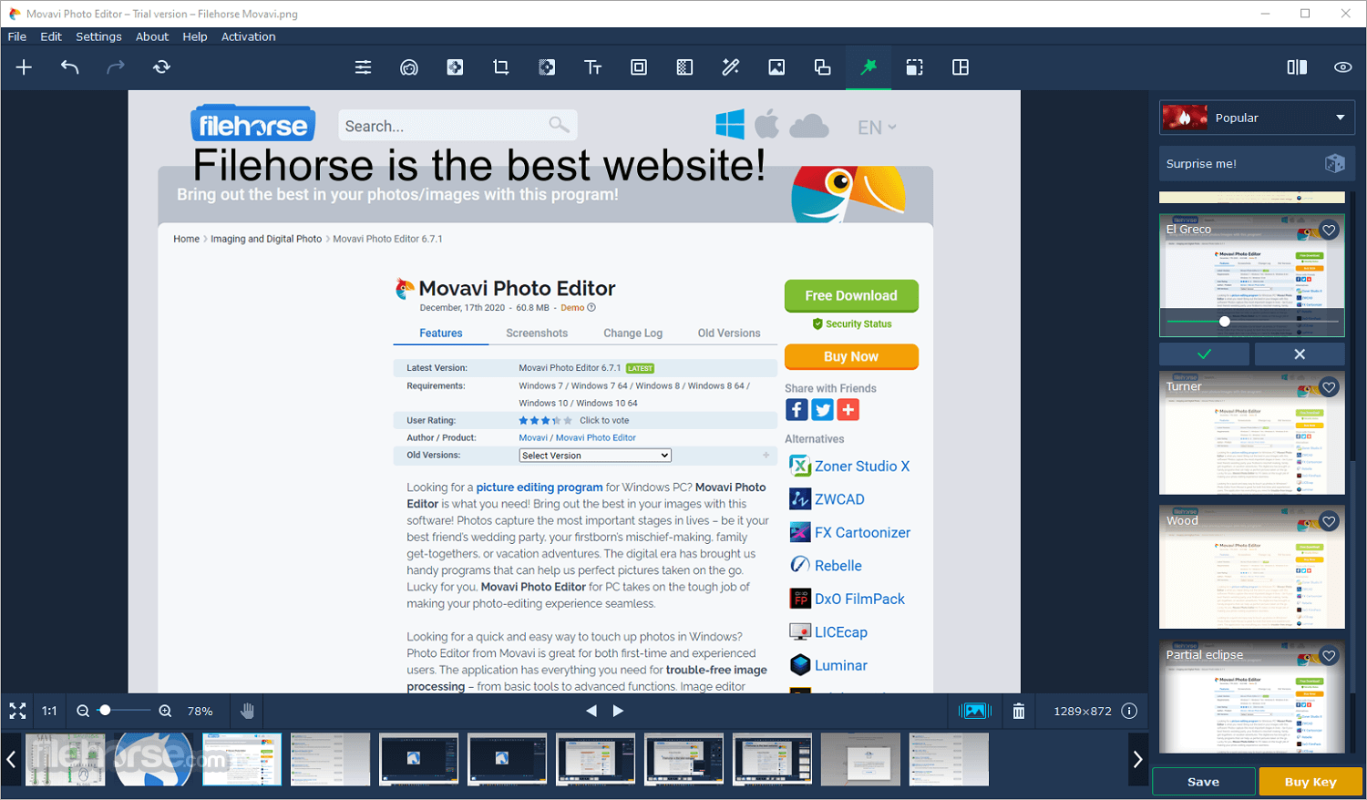 Movavi Photo Editor 2026 Screenshot 4