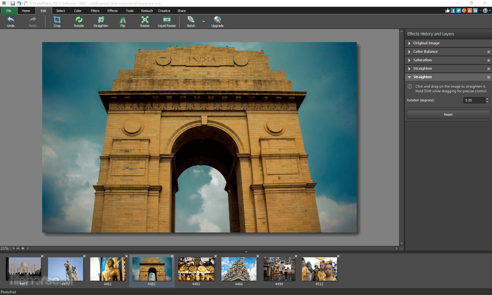 PhotoPad Photo and Image Editor Screenshot 2