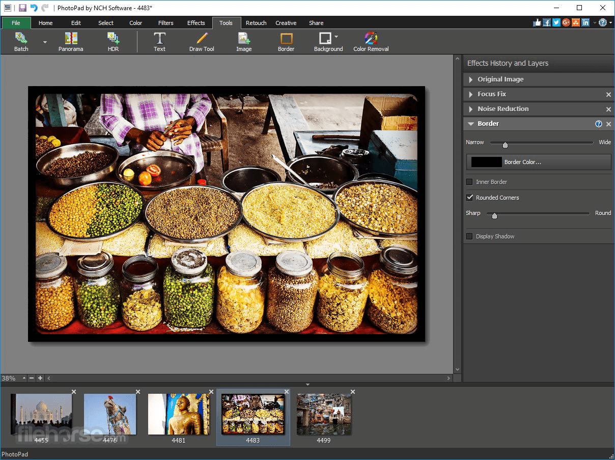 PhotoPad Photo and Image Editor 15.18 Screenshot 5