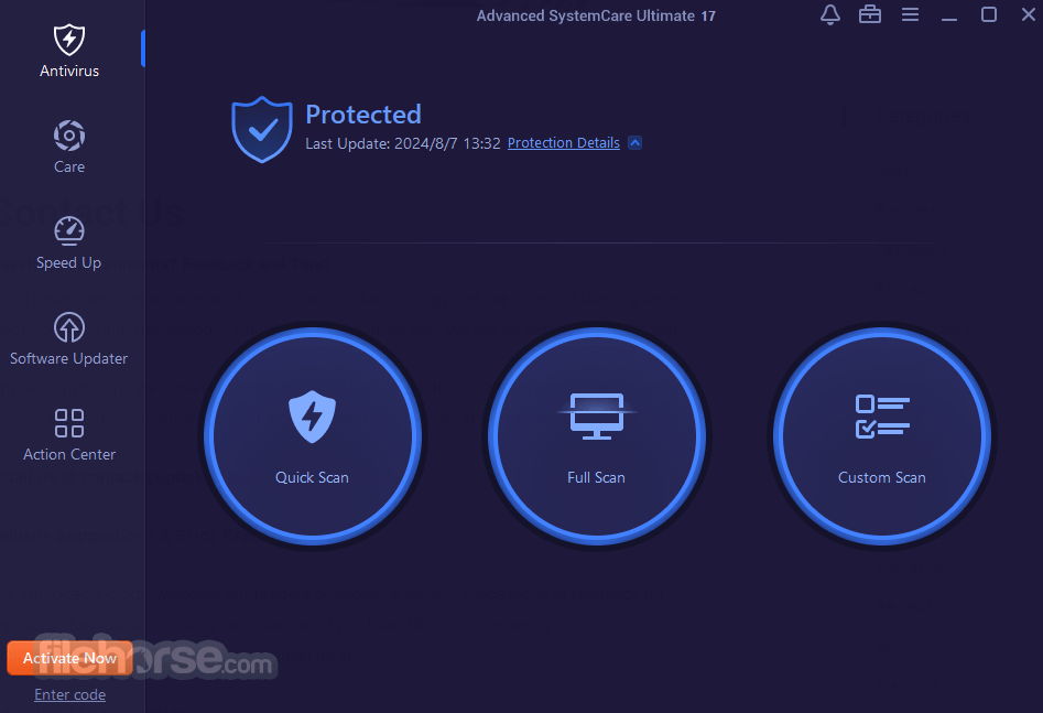 Advanced SystemCare Ultimate Screenshot 1
