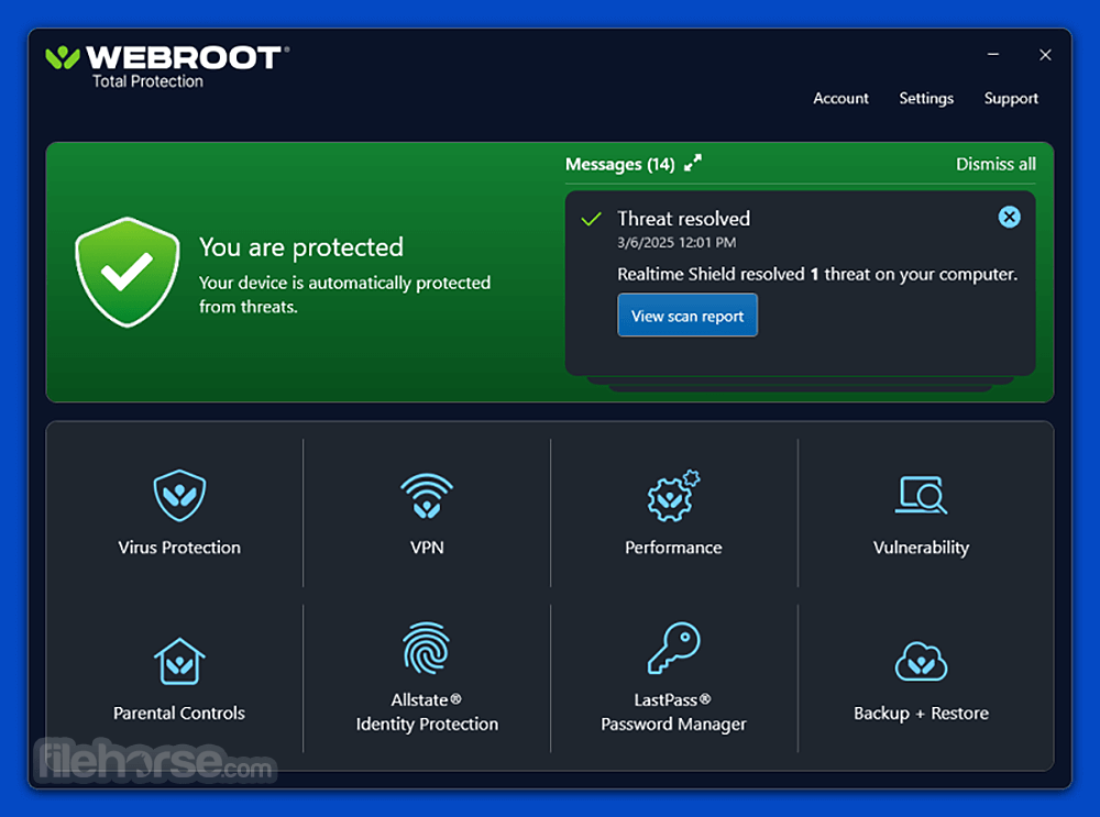 Webroot Total Protection Screenshot 1