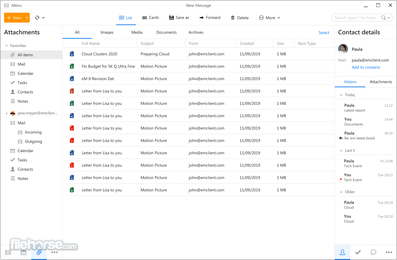 eM Client Screenshot 1