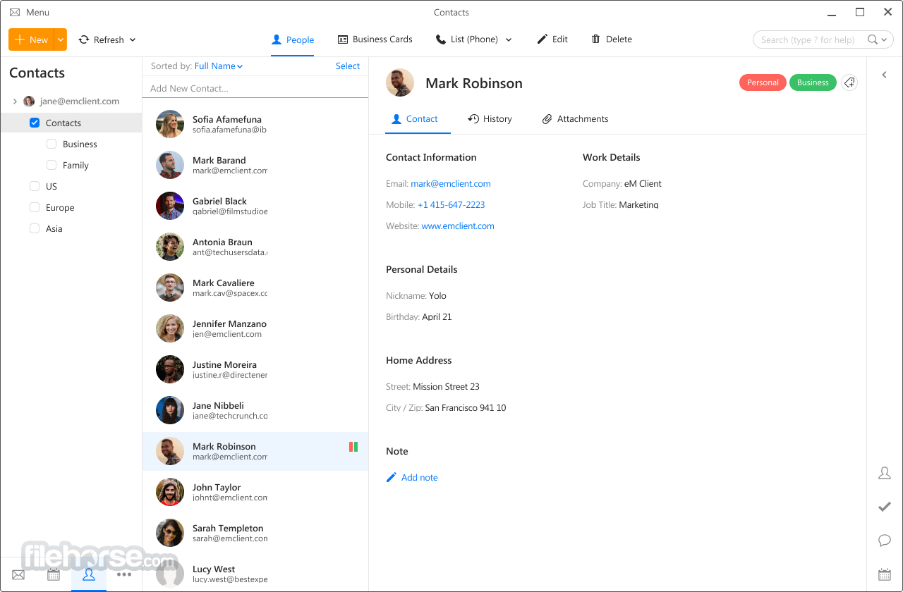 eM Client Screenshot 3