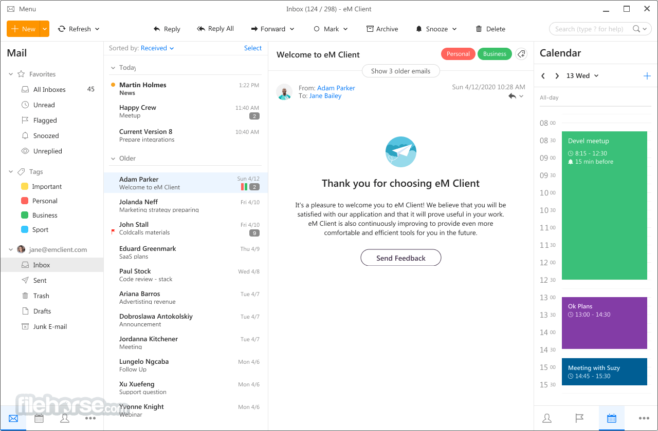 eM Client Screenshot 4