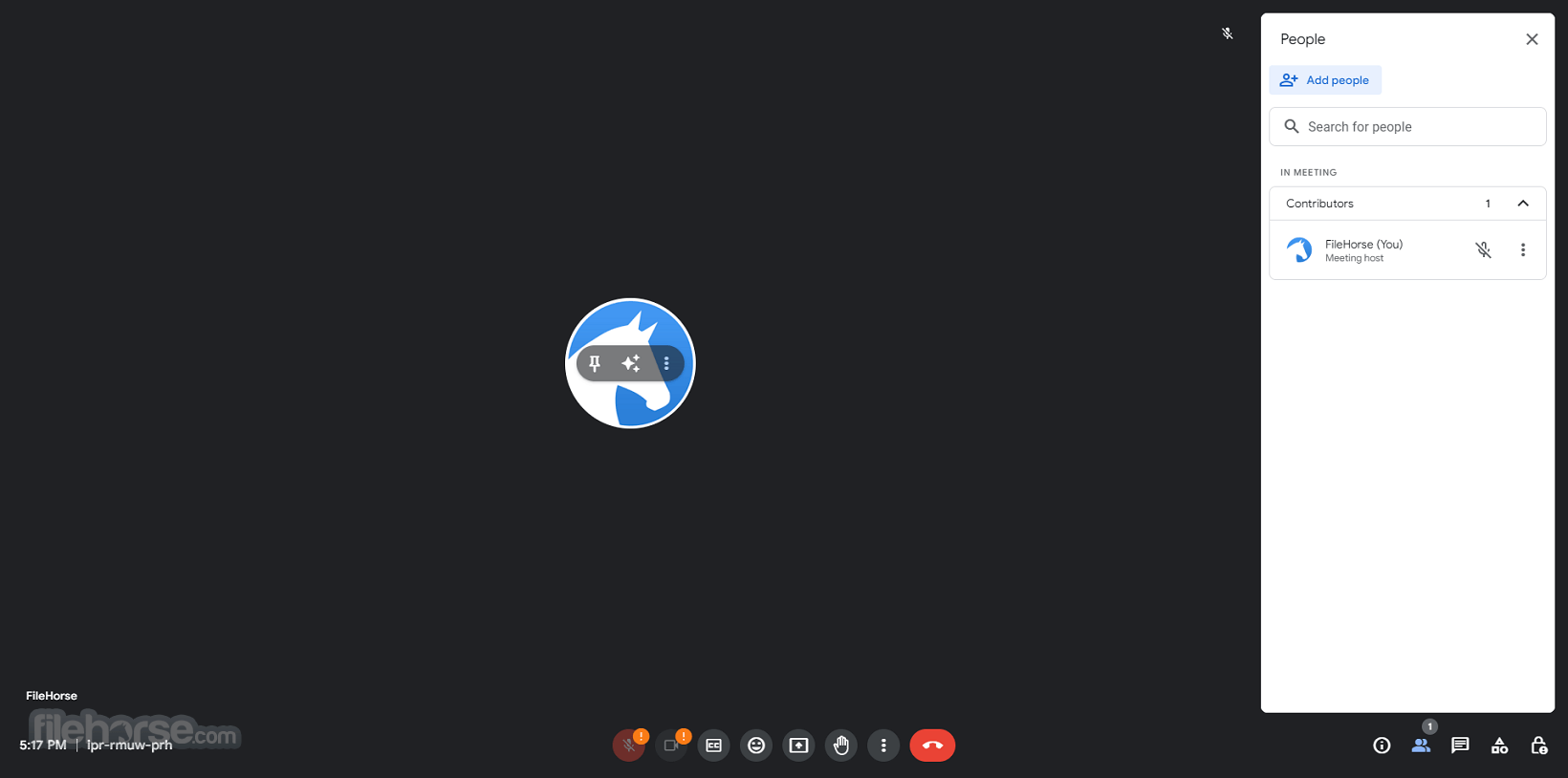 Google Meet Screenshot 1