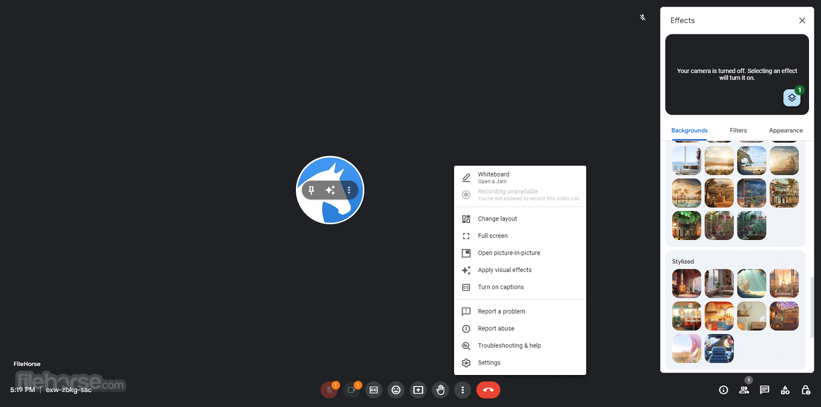 Google Meet Screenshot 2