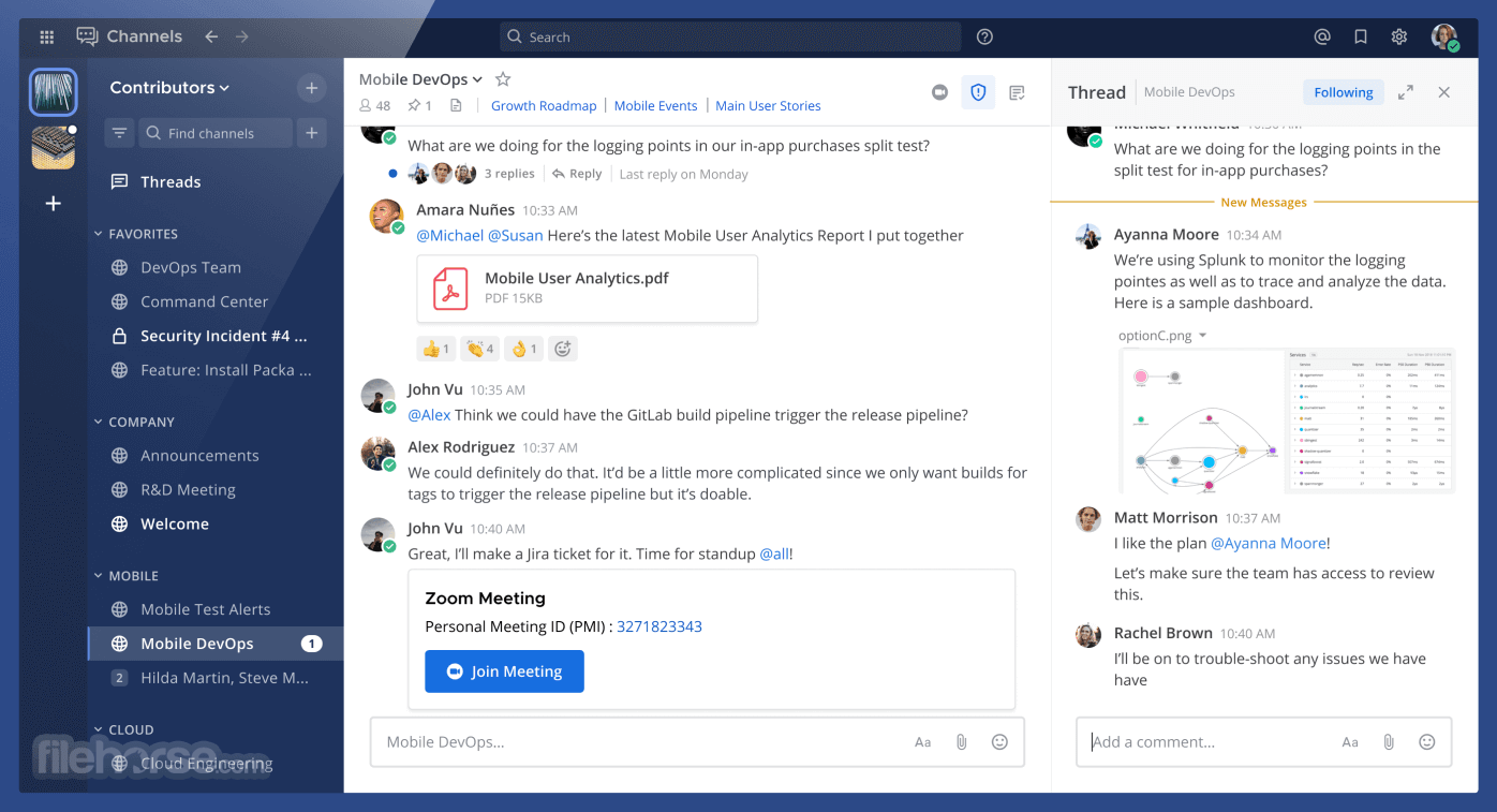 Mattermost Desktop Screenshot 1