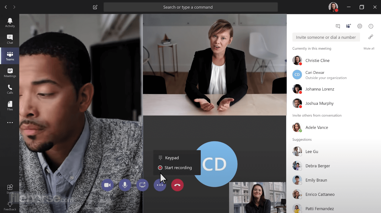 Microsoft Teams 1.8.00.27654 (64-bit) Screenshot 3