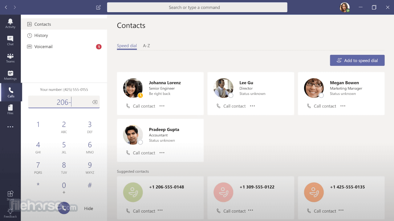 Microsoft Teams 1.8.00.27654 (64-bit) Screenshot 5