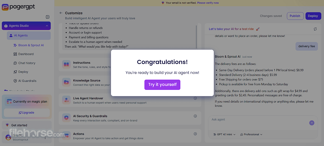 PagerGPT - AI Agent Builder Screenshot 5