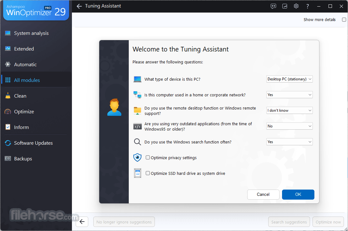 Ashampoo WinOptimizer Pro Screenshot 3