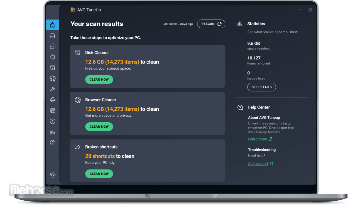 AVG TuneUp Screenshot 1