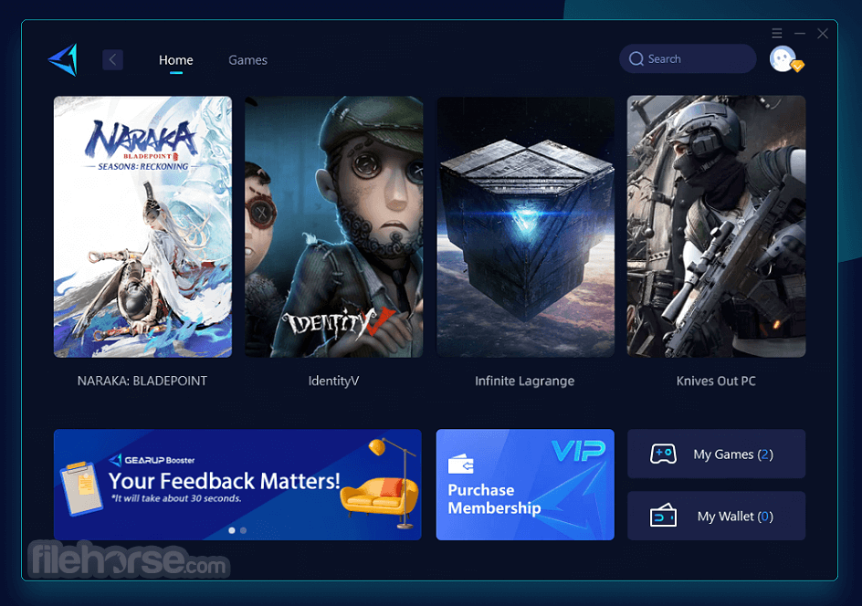 GearUP Game Booster Screenshot 1