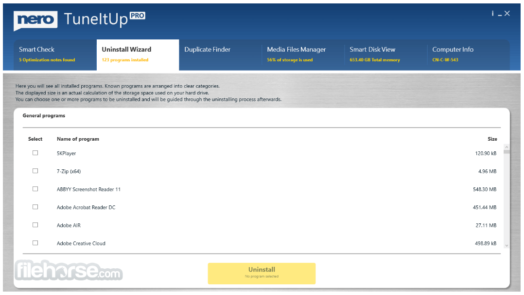 Nero TuneItUp PRO 2026 Screenshot 2
