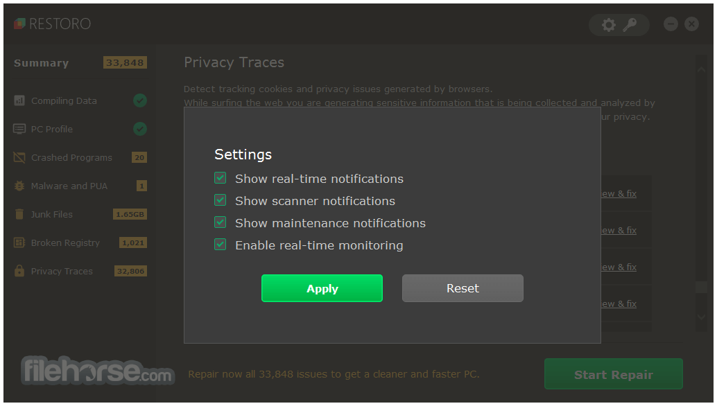 Restoro - PC Cleaner and Repair Screenshot 5