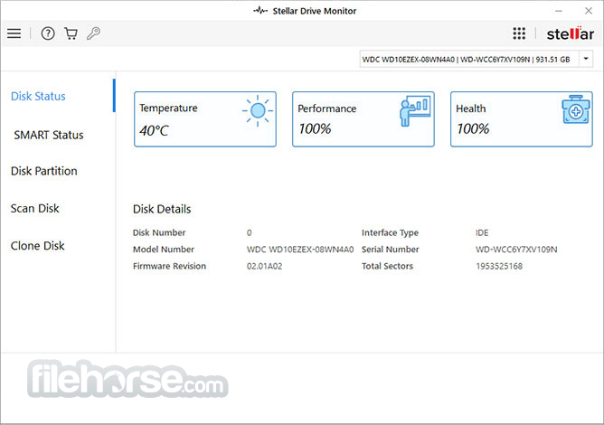Stellar Drive Monitor Screenshot 1