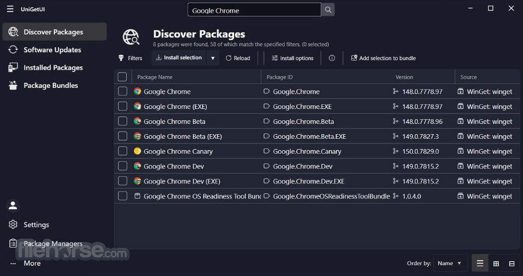 UniGetUI Screenshot 1