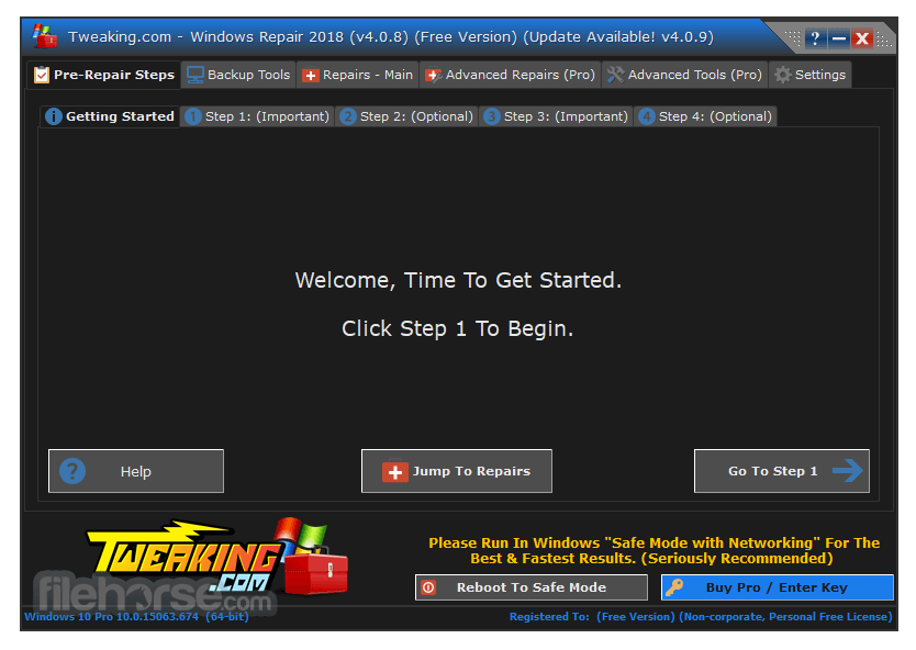 Windows Repair Screenshot 1