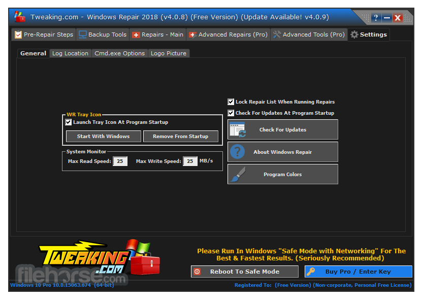 Windows Repair 4.14.0 Screenshot 5