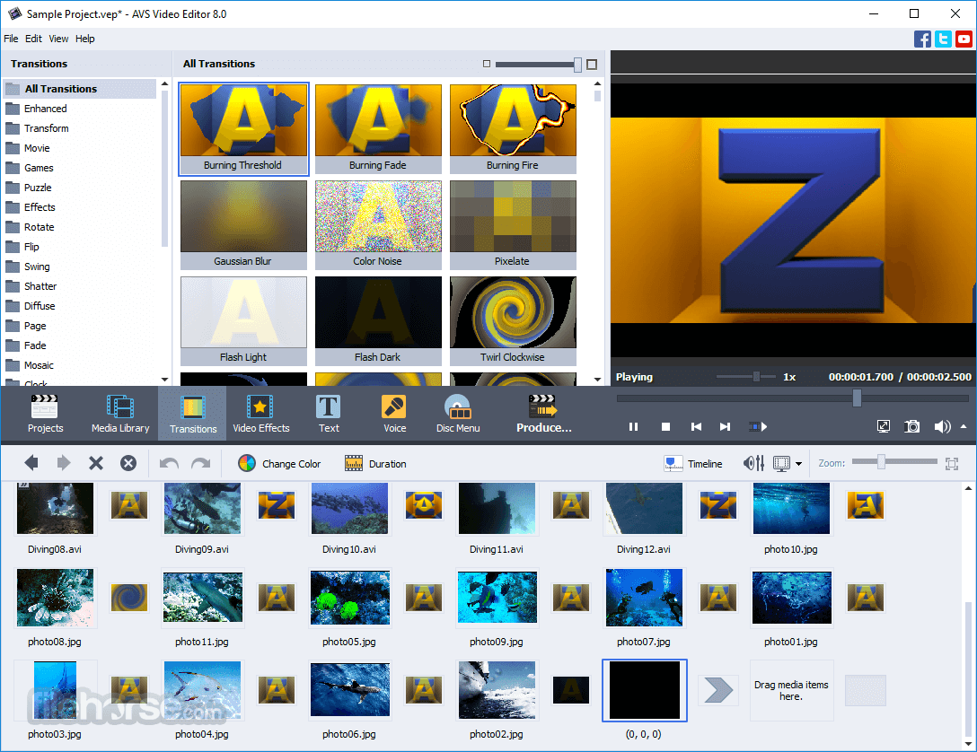 AVS Video Editor Screenshot 2