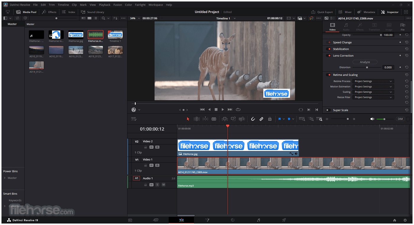 DaVinci Resolve Screenshot 2