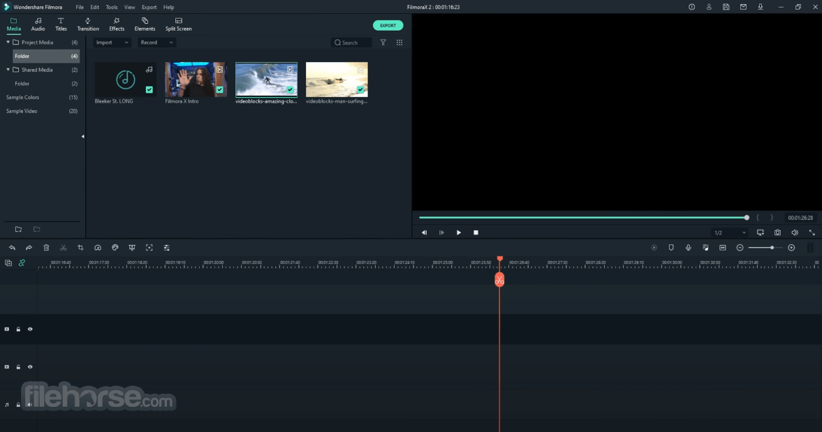 Filmora Screenshot 1