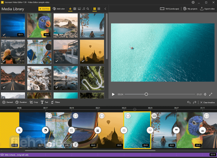 Icecream Video Editor 3.26 Screenshot 1