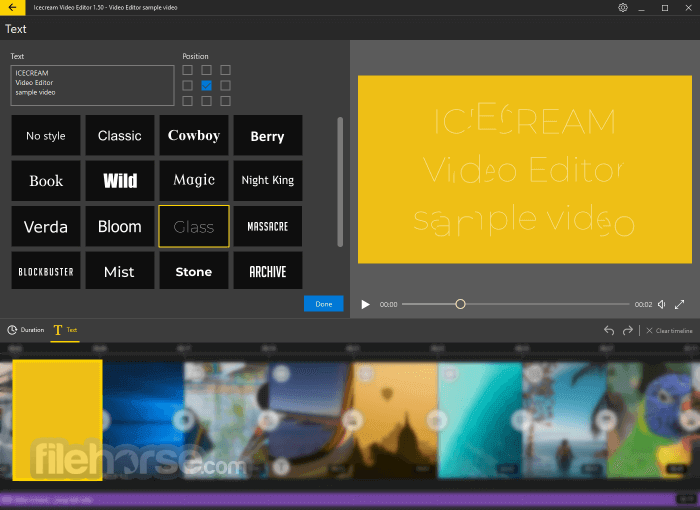 Icecream Video Editor 3.26 Screenshot 2