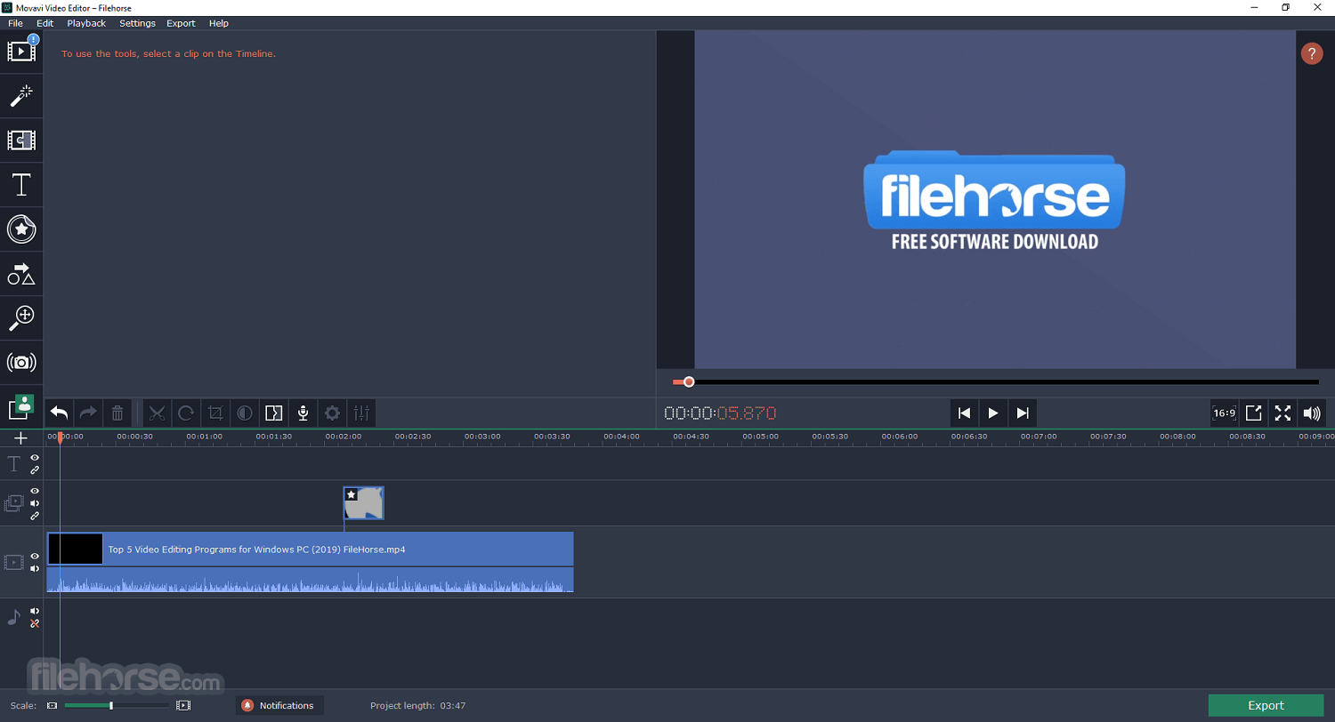 Movavi Video Editor Plus 2026 26.20.0 Screenshot 1