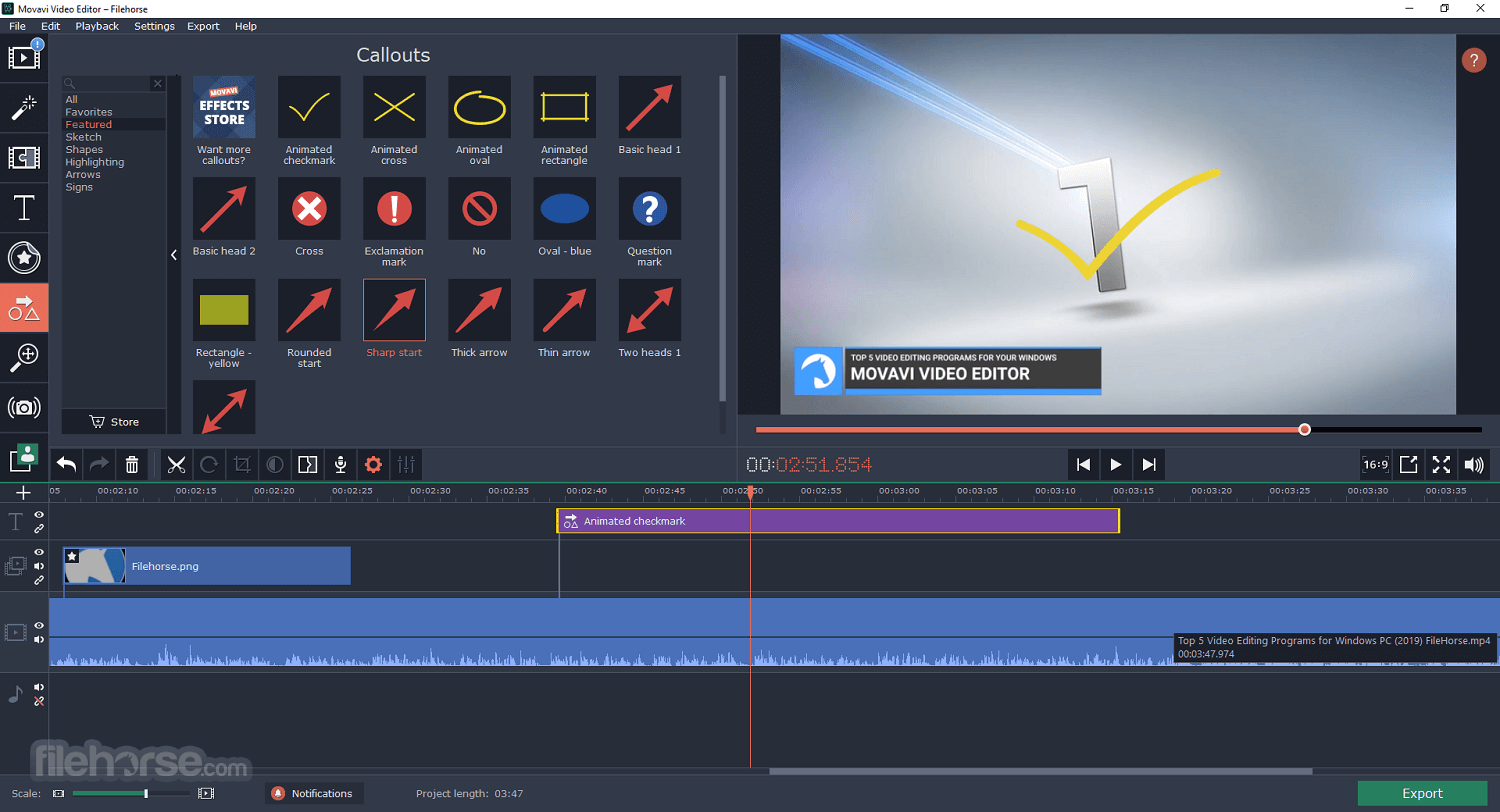 Movavi Video Editor Screenshot 3