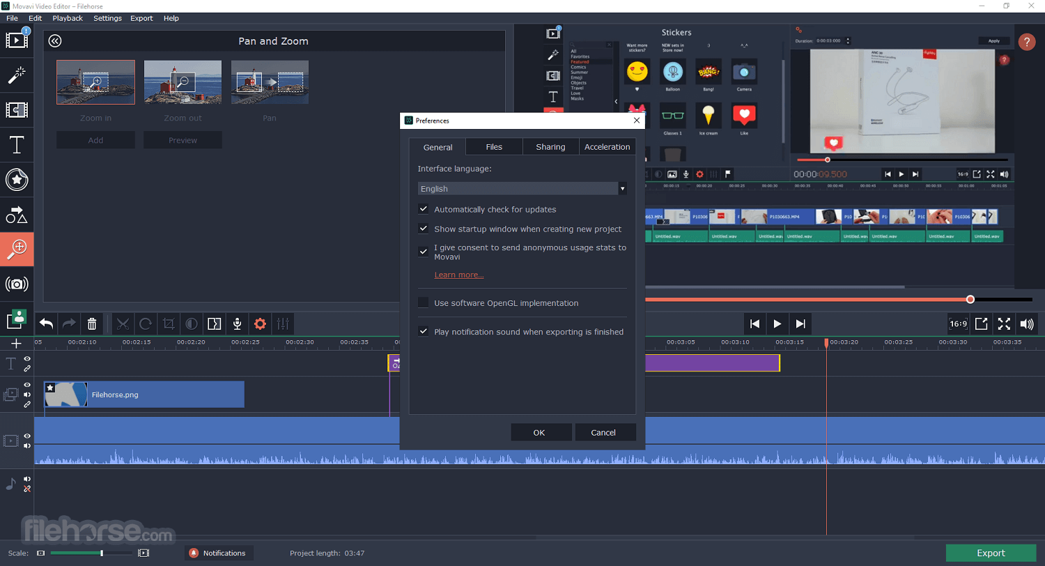 Movavi Video Editor Screenshot 4