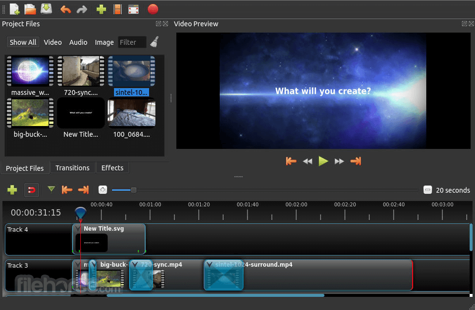 OpenShot Video Editor (64-bit) Screenshot 1