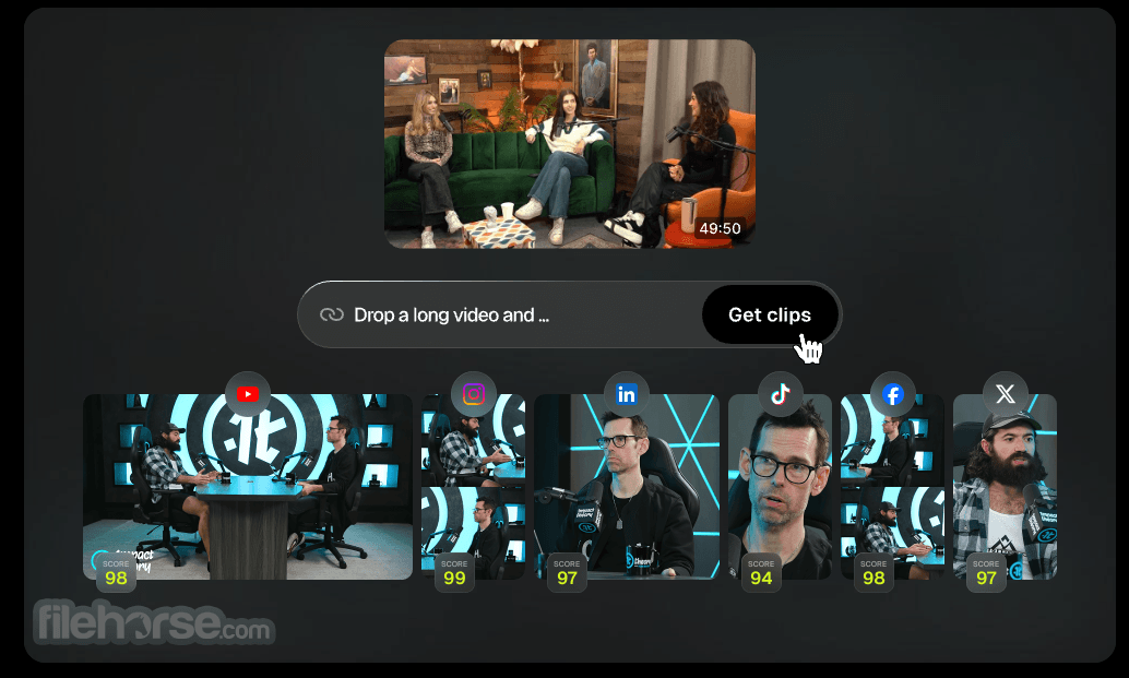 OpusClip Screenshot 1