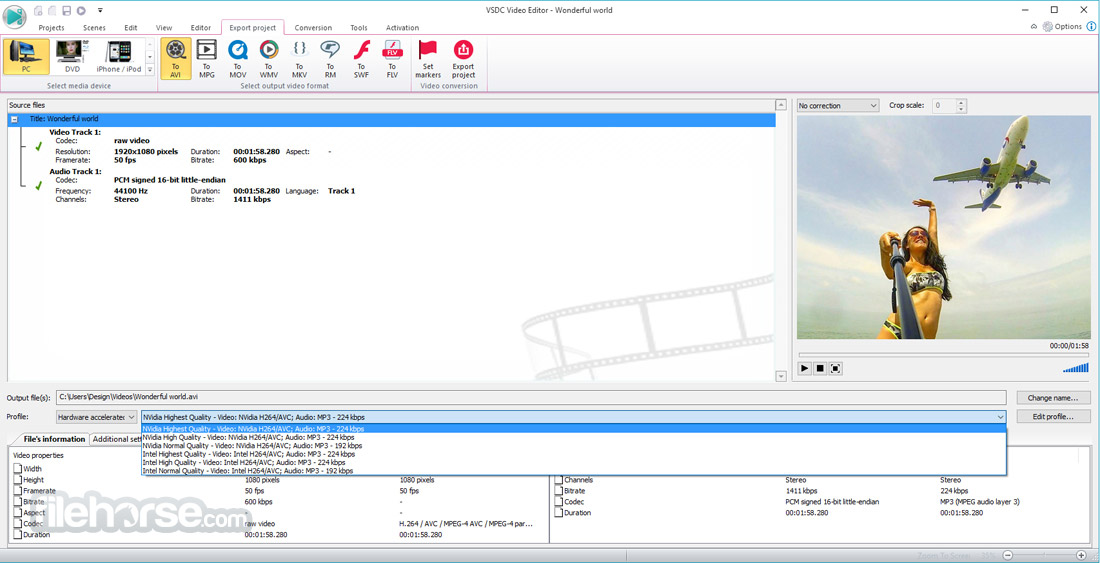 VSDC Free Video Editor 11.2.3.729 (64-bit) Screenshot 3