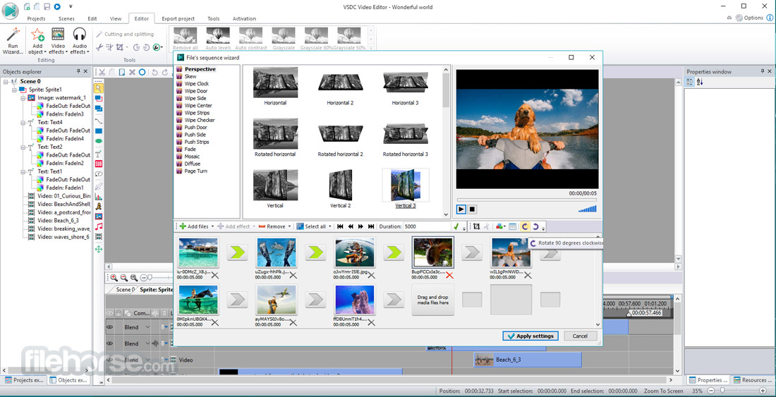 VSDC Free Video Editor 11.2.3.729 (64-bit) Screenshot 4