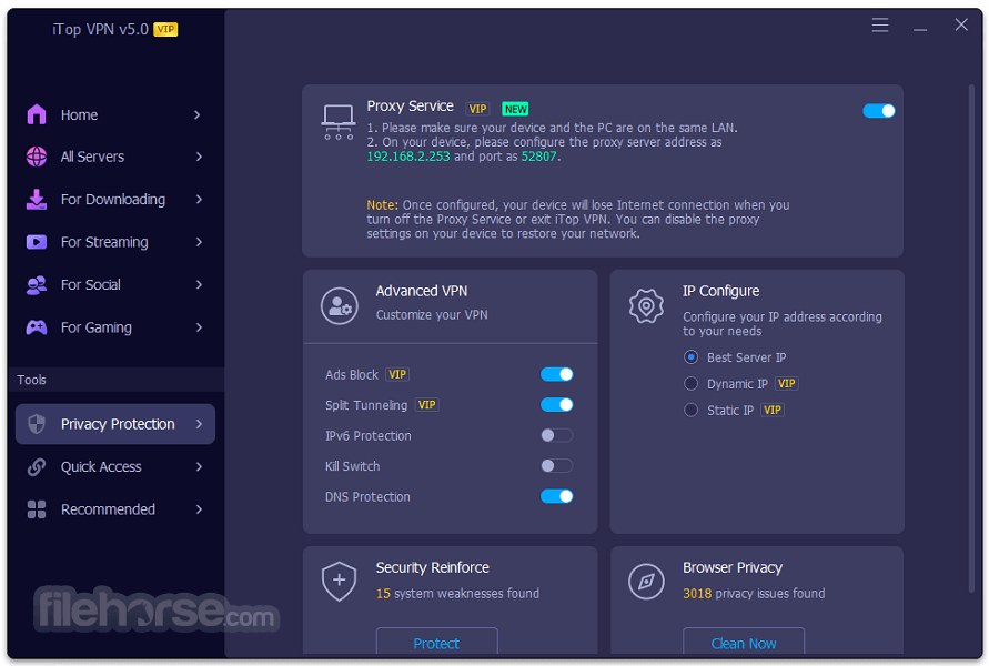 iTop VPN Screenshot 4