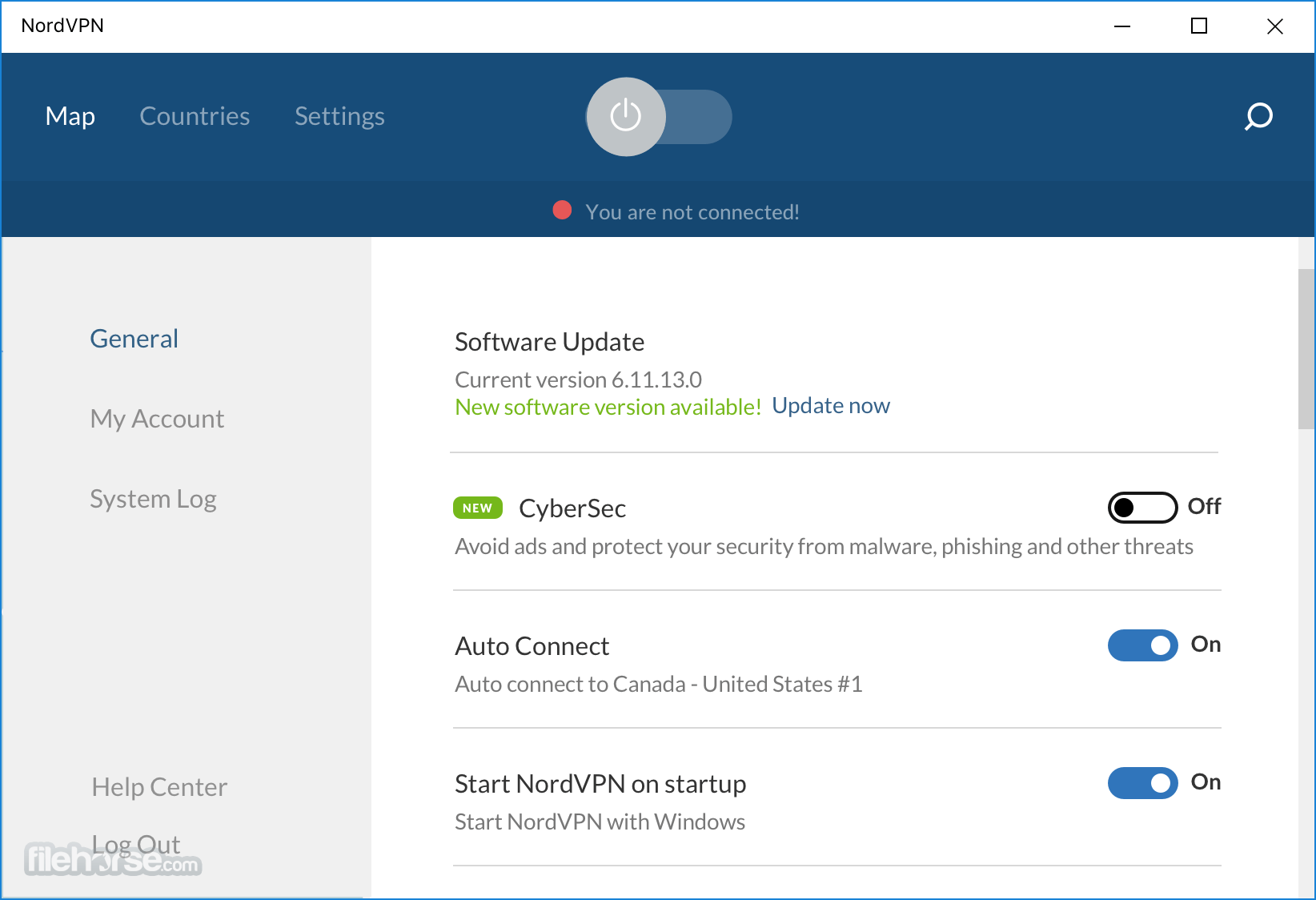 NordVPN Screenshot 3