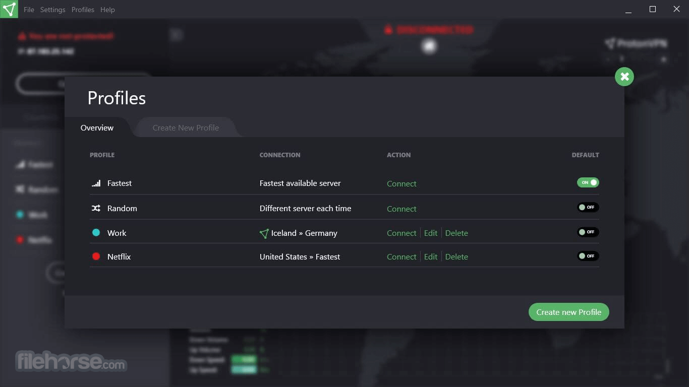 ProtonVPN 5.1.5 Screenshot 3