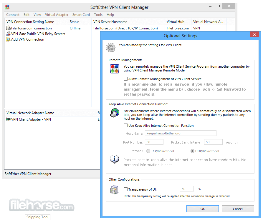 SoftEther VPN Gate Client Plugin 2026.08.07 build 9807 Screenshot 5